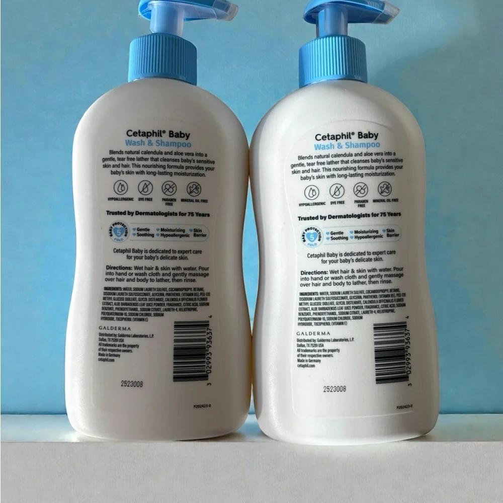 Cetaphil Baby Wash & Shampoo - Gentle Pack of 2